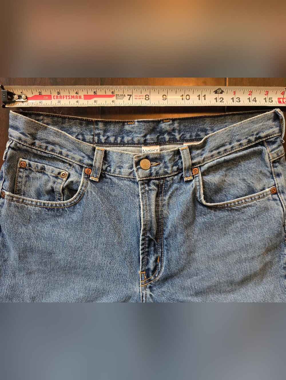 Vintage Lucky Brand 203 Low Rise Bootleg Jeans Women's Size 12 Y2K - Picture 11 of 15